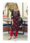 Khanak Vol 1 By Mystic 9 Rayon Embroidery Kurti With Bottom Dupatta Wholesalers In Delhi